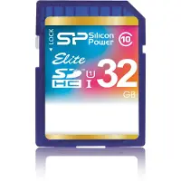 Silicon Power Elite UHS-I, 32GB, 32 GB, SDHC, Klasse 10, 40 MB/s, 15 MB/s, Blau