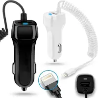 NAUCI KFZ Ladegerät für Apple iPhone XR XS Max X Ladekabel Kabel 8-Pin schnelles Laden