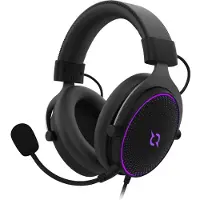 Aqirys Kabelgebundenes Gaming-Over-Ear-Headset 7.1 Surround Schwarz 2 m