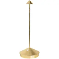 Zafferano Pina Pro LED-Akkuleuchte-Blattgold-mit LED (2200K/2700K/3000K)