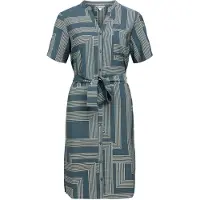 Object Print Blusenkleid Blau 38
