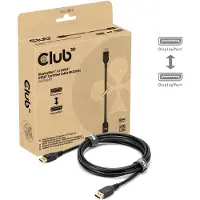 Club 3D CLUB3D DisplayPort 2.1 DP54 VESA Certified Cable 8K120Hz 3m/ 9.84ft, 3 m, DisplayPort, DisplayPort, Stecker, Stecker, 7680 x 4320 Pixel