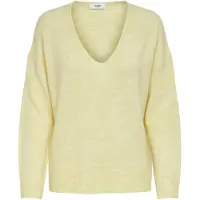 JDY V-Ausschnitt-Pullover "JDYELANORA L/S V-NECK PULLO. KNT NOOS" mit leicht überschnittenen Schultern
