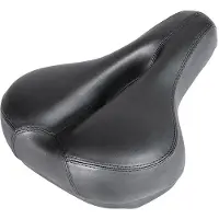 Gymstick SB-CS, Fahrradsitz, Unisex, Schwarz, Einfarbig, Halbrund, Schaum
