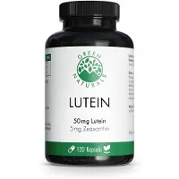 Green Naturals Lutein 50mg + 5mg Zeaxanthin Kapseln vegan