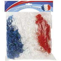 HP Perruque Bleu Blanc Rouge