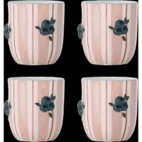 Bloomingville Tragebecher, rosa, 4er-Set