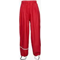 CeLaVi Regenhose Hose m. Träger - PU - Rot - - 80 - Regenhosen