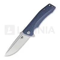 Bestech Mako - Stonewash + Satin - G10 Taschenmesser, grau