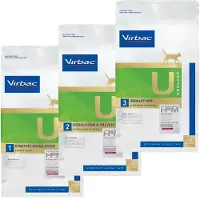 Virbac Veterinary HPM CAT Urology 2 Dissolution & Prévention - Croquette pour chat, aliment compl 7000 g Futter