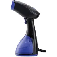 Heinner HGS-1600BK, Tragbare Dampfbürste, 0,25 l, Schwarz, Blau, Tasten, Handschalter, 20 g/min