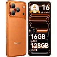 Blackview 2026 WAVE 7C Handy Ohne Vertrag, 6.56", Android16, 16GB+128GB/2TB TF, Face ID, 5000mAh, 32MP, Dual-SIM, WiFi 5, IP54