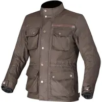 LS2 Liberty wasserdichte Motorrad-Textiljacke, braun, XL
