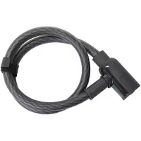 Contec Kabelschloss Powerloc 15 mm X 85 cm, Schwarz