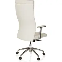 Hjh OFFICE MONZA 20 - Luxus Chefsessel Cremeweiß