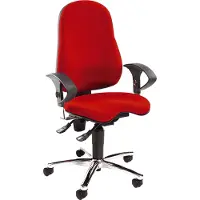 Topstar SITNESS 10 - Profi Bürostuhl Rot Stoff