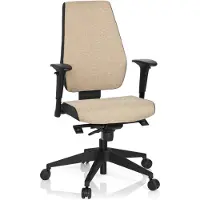 Hjh OFFICE PRO-TEC 500 - Profi Bürostuhl Beige