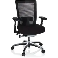 Hjh OFFICE NOVA PRO ALU - High End Bürostuhl Schwarz