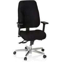 Hjh OFFICE ZENIT COMFORT - Profi Bürostuhl Schwarz