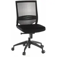 Hjh OFFICE PORTO ECO - Profi Bürostuhl Schwarz