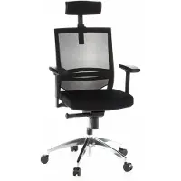 Hjh OFFICE PORTO MAX - Profi Bürostuhl Schwarz