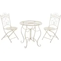 CLP Sitzgruppe Indra antik-creme
