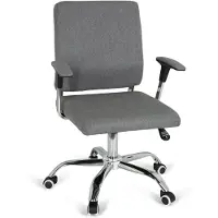 Hjh OFFICE CHARLES I - Home Office Chefsessel Dunkelgrau