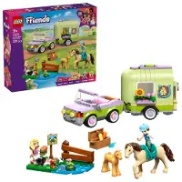 LEGO Pferd und Fohlen mit Pferdeanhänger - 42695