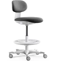 Hjh OFFICE Arbeitsstuhl WORK MF2 W Arbeitsstuhl ohne Armlehnen Stoff
