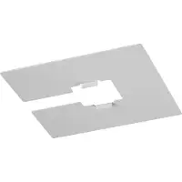 SLV 1 SYSTEM, Abdeckung, L: 10 B: 10 cm, grau 1008150