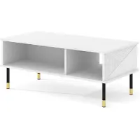 BIM Sp. z o.o. Couchtisch Aglaé , Weiß, 110cm