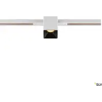 SLV 1008973 FIX-IT!, 48V, DALI, eckig, Standard track, Spot, 3000K, 6.6 W, 36°, weiß / schwarz