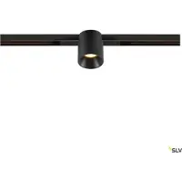 SLV 1008950 FIX-IT!, 48V, DALI, rund, Standard track, Spot, 3000K, 6.6 W, 36°, schwarz / schwarz