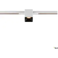 SLV 1008969 FIX-IT!, 48V, DALI, eckig, Standard track, Spot, 2700K, 6.6 W, 36°, weiß / schwarz