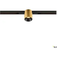 SLV 1008951 FIX-IT!, 48V, DALI, rund, Standard track, Spot, 3000K, 6.6 W, 36°, gold / schwarz