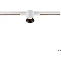 SLV 1008945 FIX-IT!, 48V, DALI, rund, Standard track, Spot, 2700K, 6.6 W, 36°, weiß / schwarz