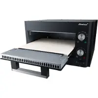 Steba Power Pizzabäcker mit stufenloser elektronischer Temperaturregelung, Inkl. Pizzastein, Sehr hohe Heizleistung, Cool-Touch Gehäuse mit Aktivkühlung