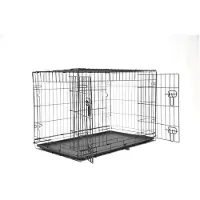 Nordic Paws - Drahtkäfig schwarz XXL 122 x 74 x 80 cm- (540058524692)