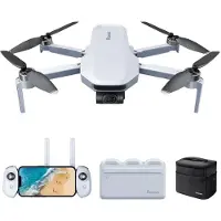 Potensic ATOM Fly More Set, Drohne mit kinoreifer Aufnahmequalität und 3-Achsen-Stabilität, tragbar &amp; einfach zu bedienen, 96 Min. Flugzeit