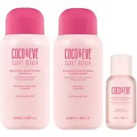 Coco & Eve Sweet Repair Intensive Hair Repairing Leave-in Treatment regenerierender spülfreier Conditioner für beschädigtes und coloriertes Haar 50 ml