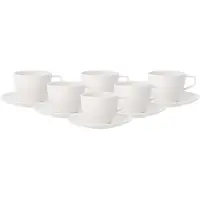 Villeroy & Boch Artesano Original Kaffeetasse mit Untertasse 250 ml 6er Set