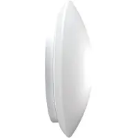 Zafferano Wand- und Deckenleuchte, Glas und Metall, ø 400x130 mm, LED 16.0 Watt, dimmbar TRIAC, einstellbare Farbtemperatur 2200K-4000K, IP20, weiß