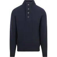 Barbour Pullover Wolle Grün Dunkelblau