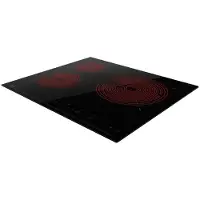 Teka TBC 63120 TTC BK, Schwarz, Integriert, 60 cm, Keramik, Gehärtetes Glas, 3 Zone(n)