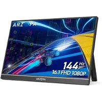 Arzopa Z1FC 16,1" Tragbarer Monitor 144Hz, FHD 1920x1080, HDR, inkl. Tragetasche, für Laptop, PC, PS5 & Xbox