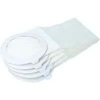 VHBW 5x Staubbeutel kompatibel mit Advance Adgility 10XP Staubsauger - 23cm x 20cm Grau Weiß