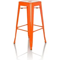 Hjh OFFICE Barhocker VANTAGGIO HIGH Metall Hocker bis 150 kg belastbar Sitzhöhe 77 cm