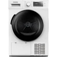 Heinner HHPD-M9G3 Wärmepumpentrockner 9 kg, LED Touch-Bedienung, Anti-Kräuselfunktion, Weiß