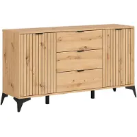 Petits-meubles Buffet Mao mit 3 Schubladen und 2 Türen, Holzoptik, 150cm