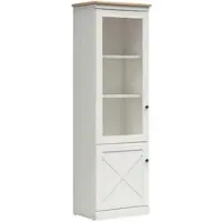 Petits-meubles VITRINE Victoria Weiß und Holz